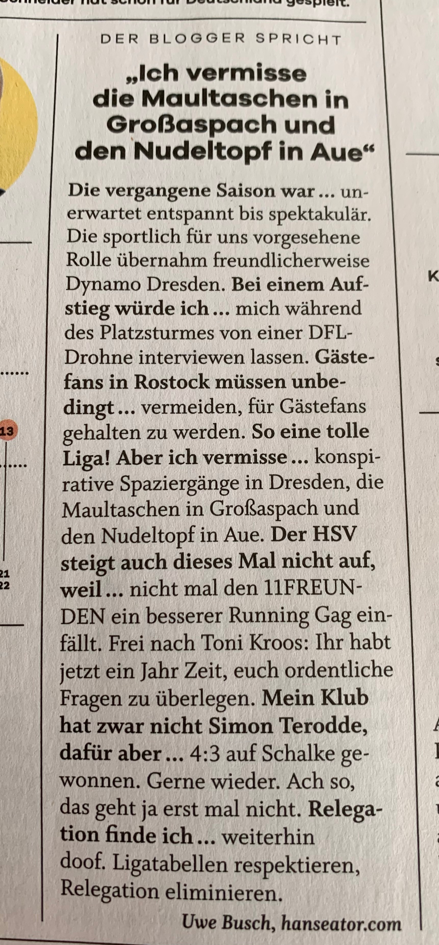 Der Hanseator spricht